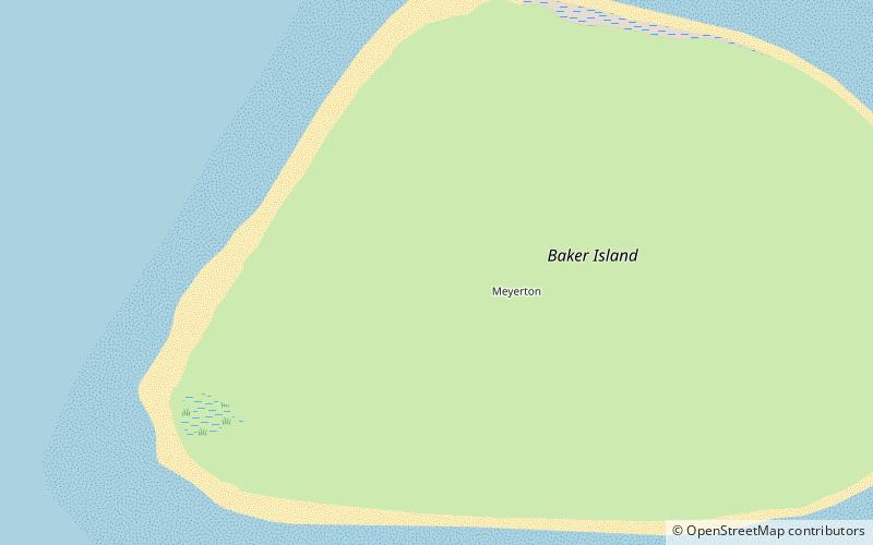 Île Baker location map