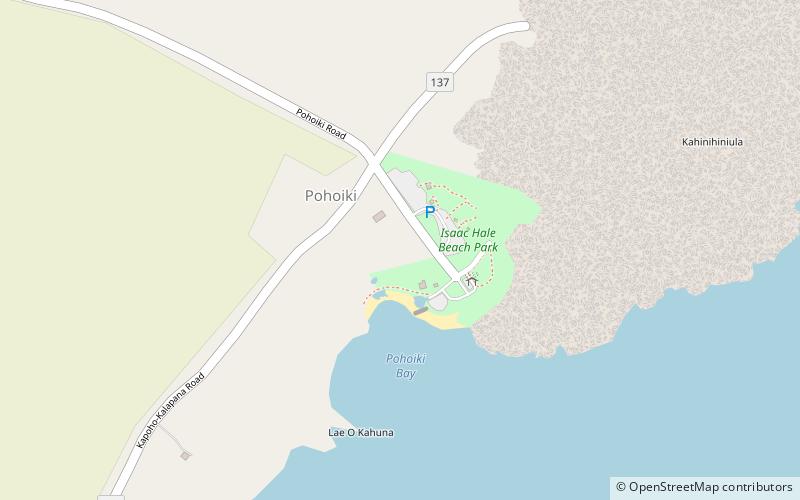 Isaac Hale Beach Park location map
