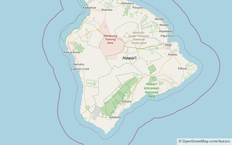 ʻĀinapō Trail location map