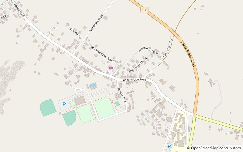 The Pahoa Village Museum location map