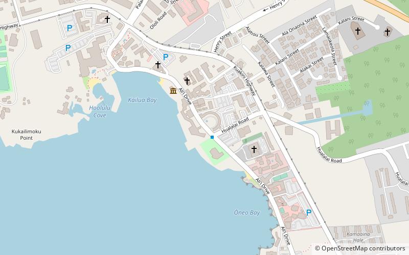 Kona Inn Shopping Village location map