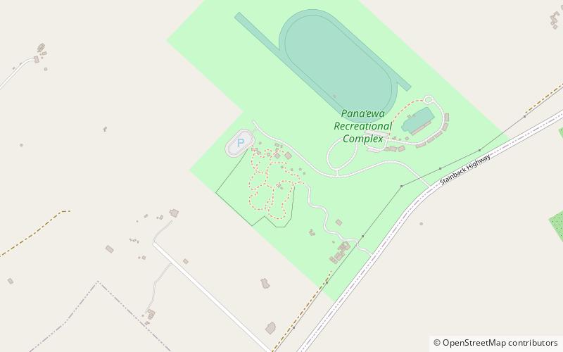 Pana'ewa Rainforest Zoo location map