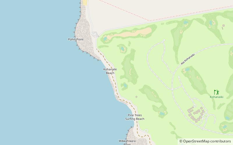Kohanaiki Beach Park location map