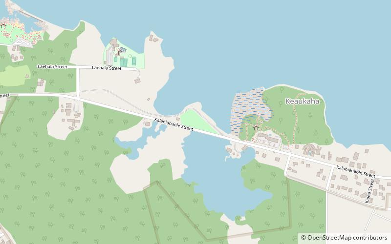 Kealoha Beach Park location map