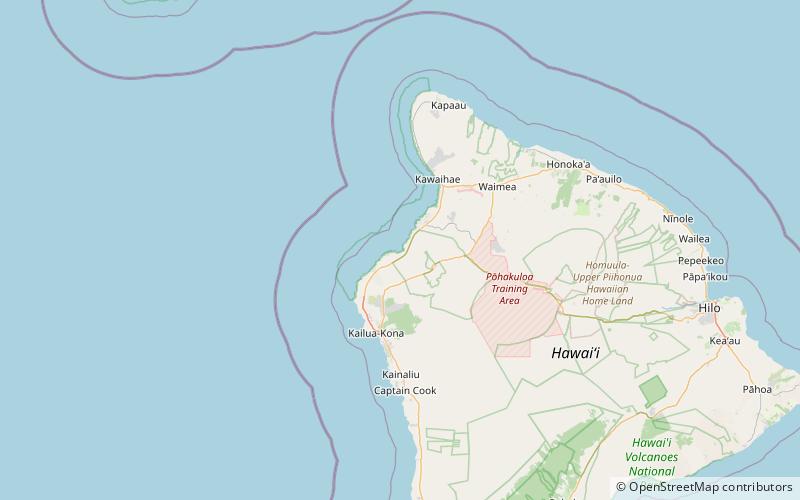 Kiholo Bay location map