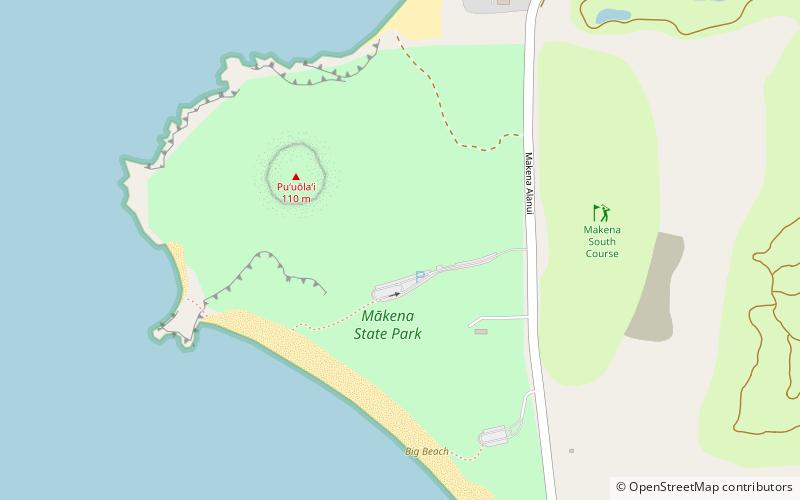 Parc d'État Makena location map