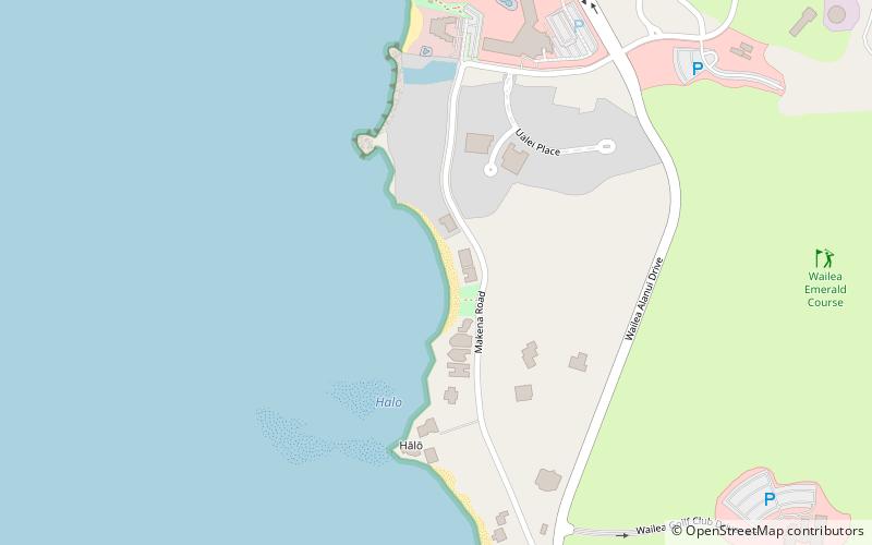 palauea beach kihei location map