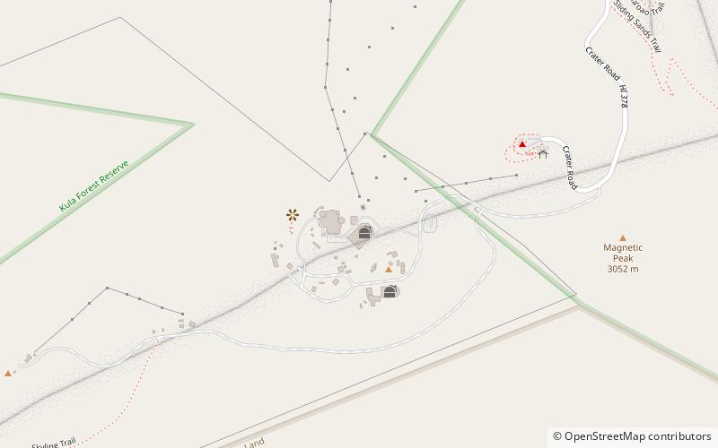 Haleakalā Observatory location map