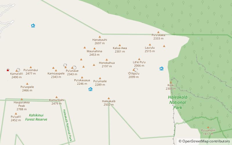 Haleakalā National Park location map