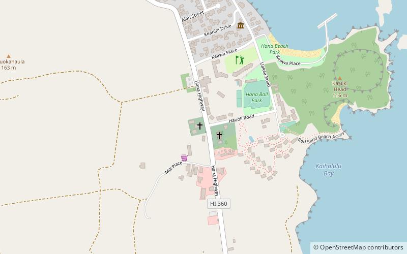 saint mary catholic church hana location map