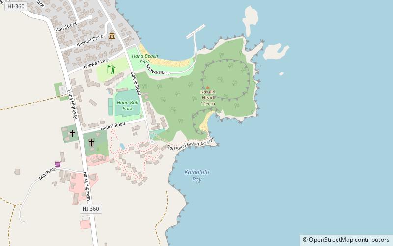 Red Sand Beach location map