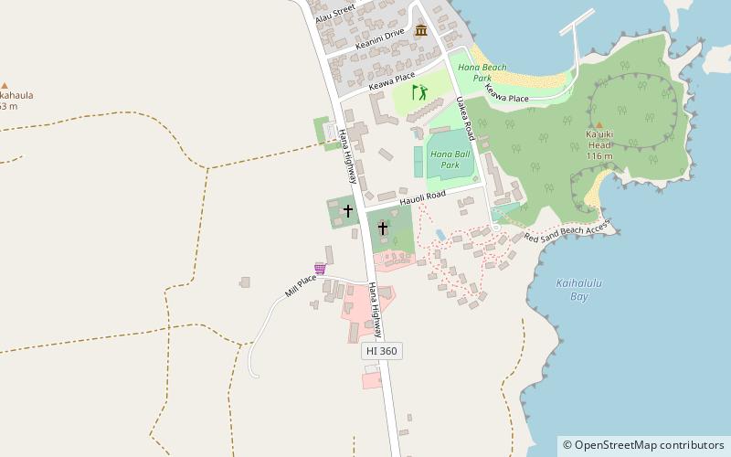Wananalua Congregational Church location map