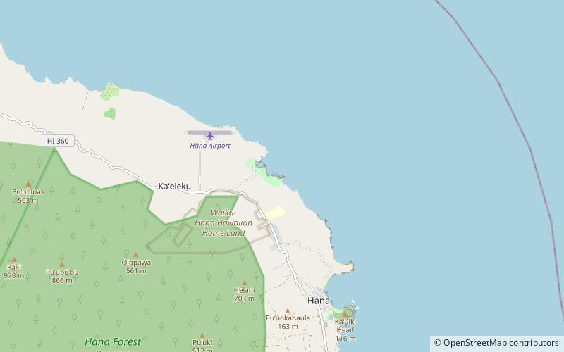 Parc d'État Waianapanapa location map