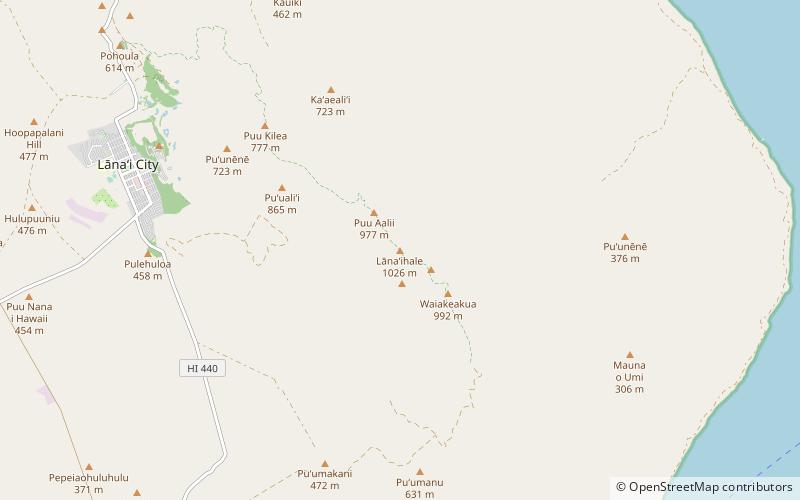 Lānaihale location map