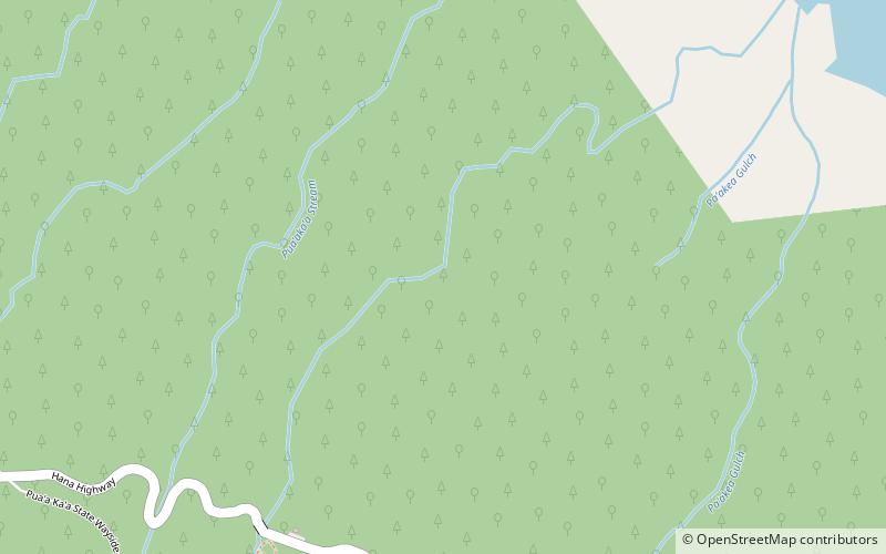 Pua'a Ka'a State Wayside Park location map
