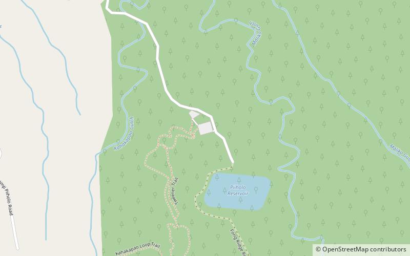 Makawao Forest Reserve location map