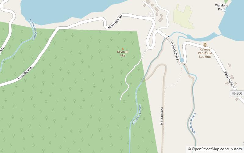 keanae arboretum maui location map