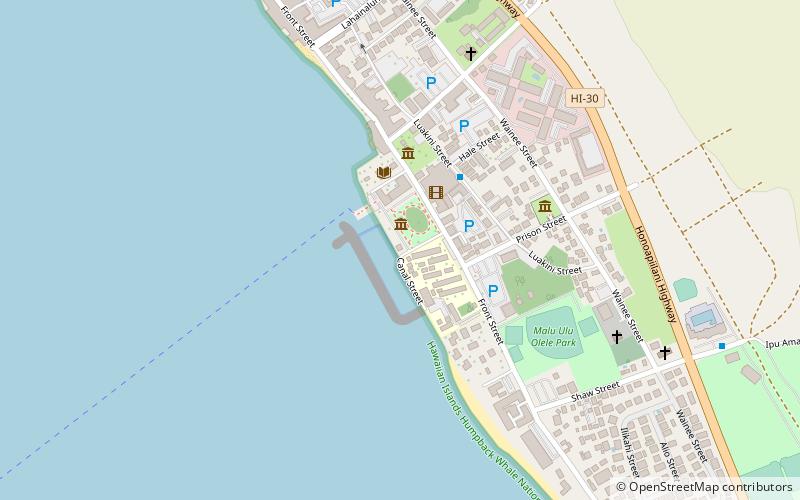 lahaina harbor location map