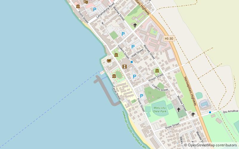 lahaina banyan court location map