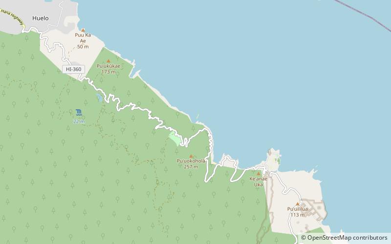 Kaumahina State Wayside Park location map
