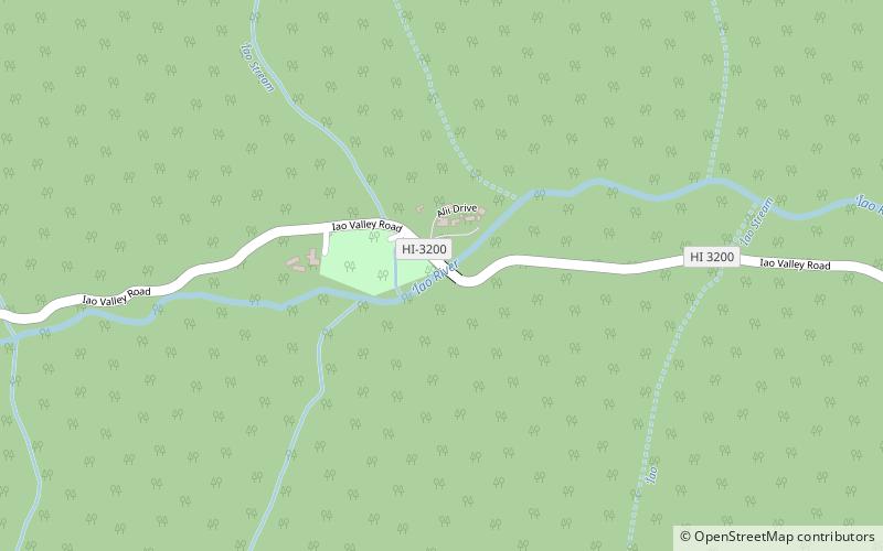 iao valley road wailuku location map