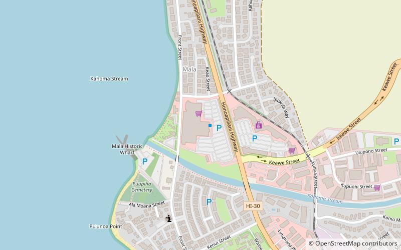 lahaina cannery mall location map