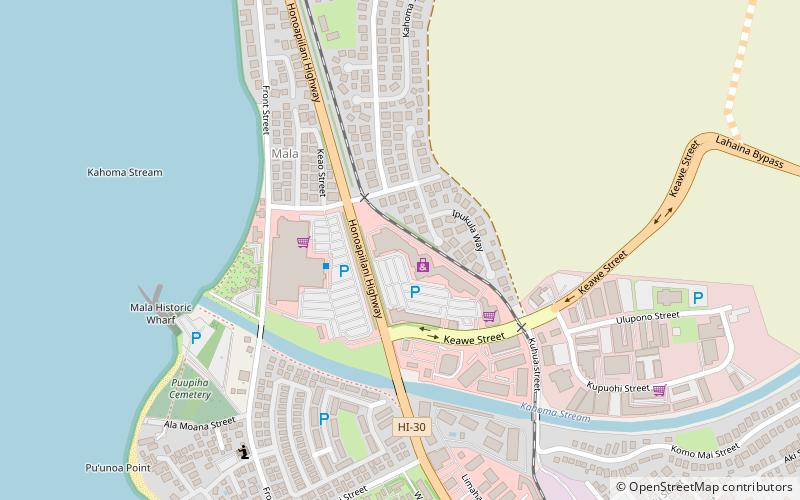 Lahaina Gateway location map