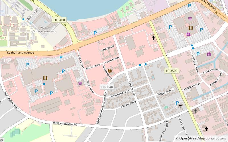 Kahului Public Library location map