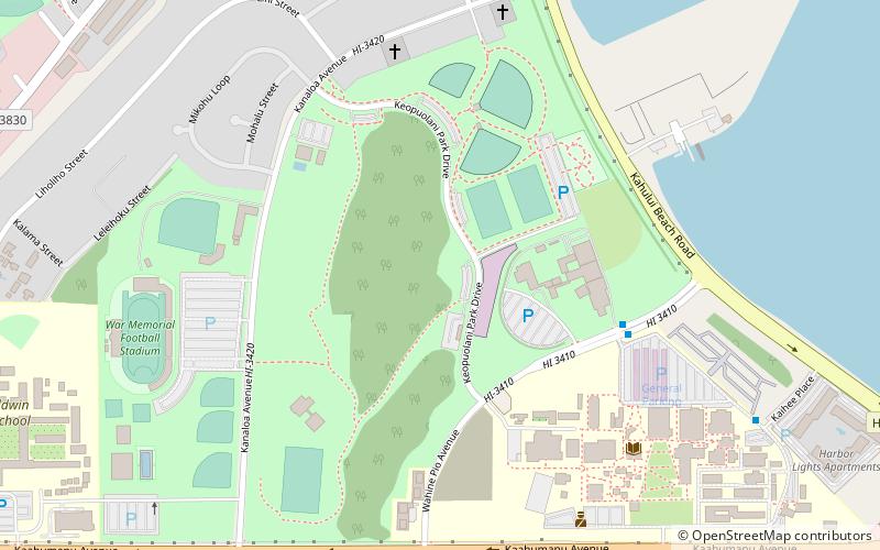 keopuolani park wailuku location map