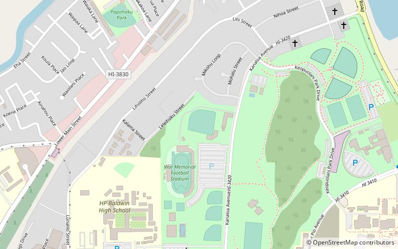 maehara stadium wailuku location map