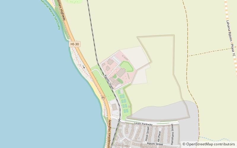 Lahaina Civic Center location map