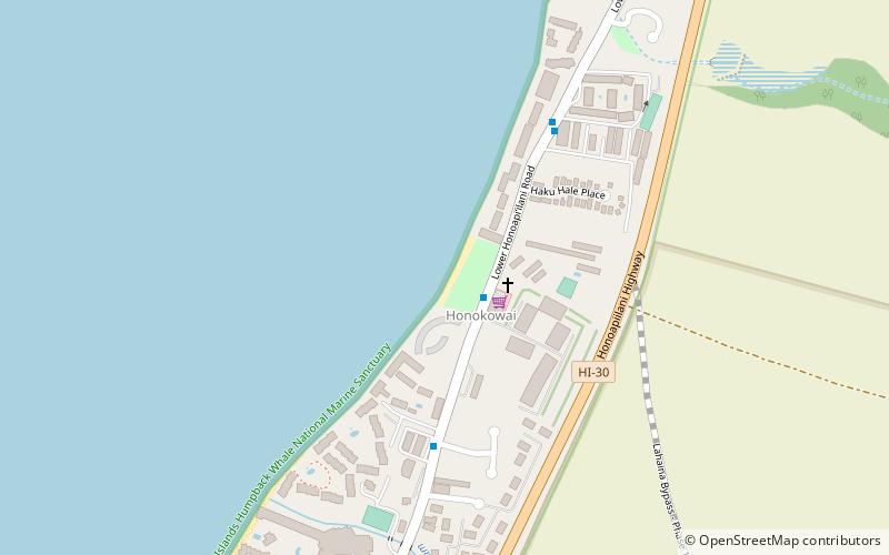 honokowai beach park lahaina location map