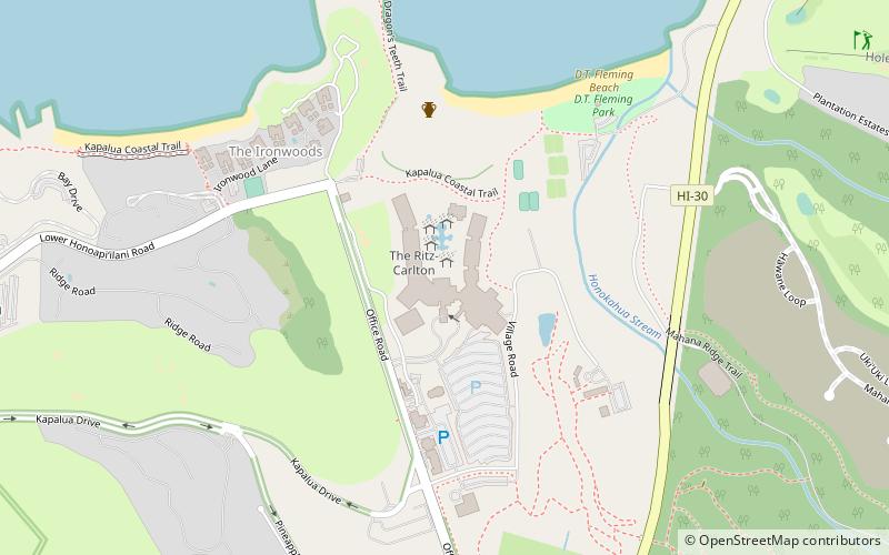 Kapalua Resort location map