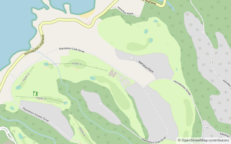 Kapalua Golf location map