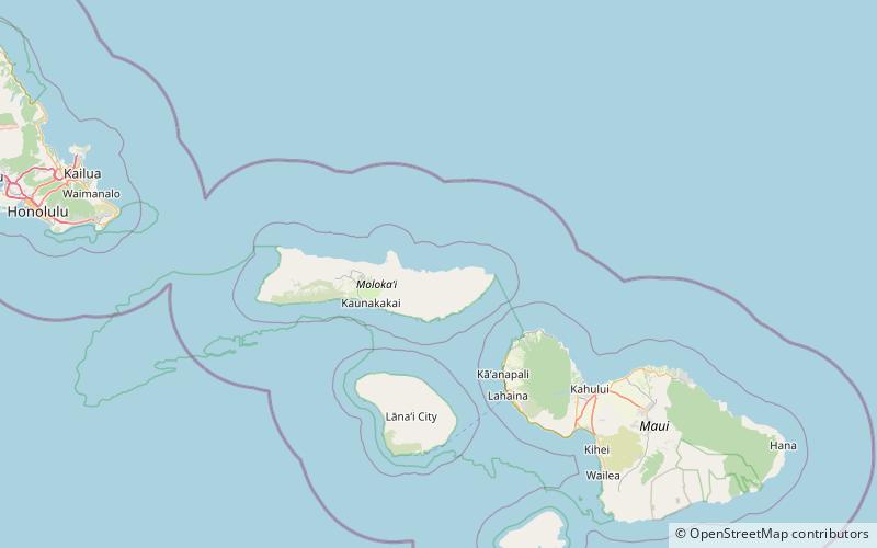 Puʻukaʻōkū Falls location map