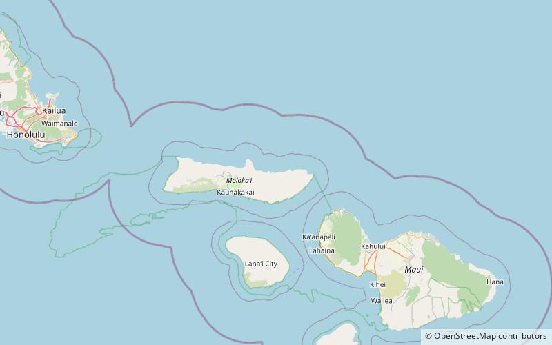 ʻOloʻupena Falls location map