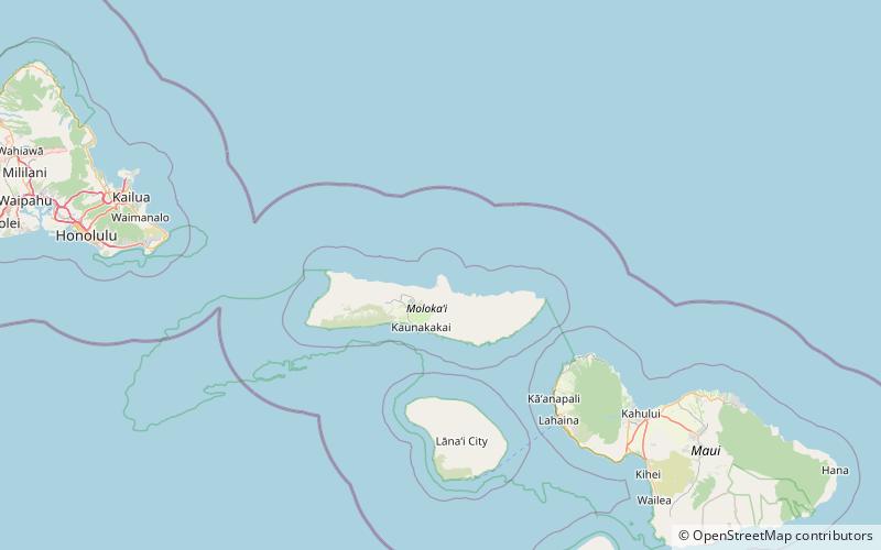 Moloka'i Light location map