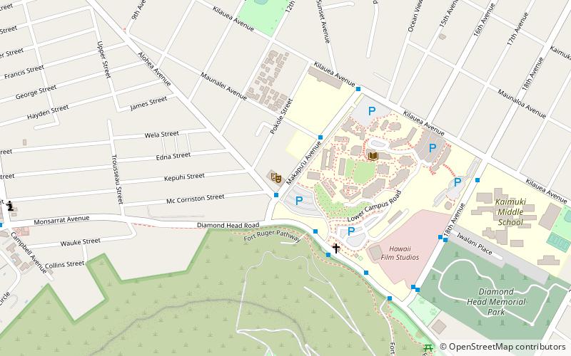 Diamond Head Theatre location map