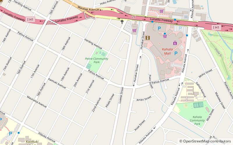 waialae honolulu location map