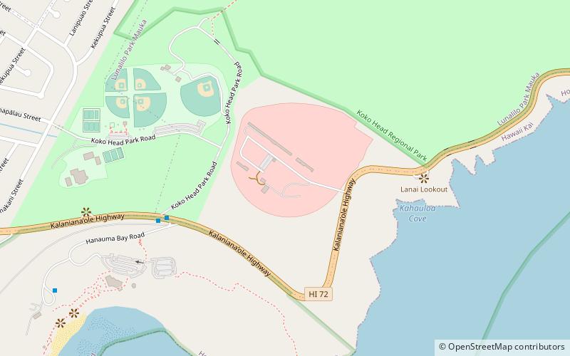 kahauloa crater honolulu location map