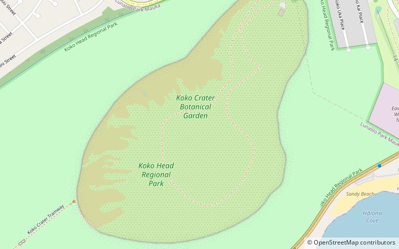 Koko Crater location map