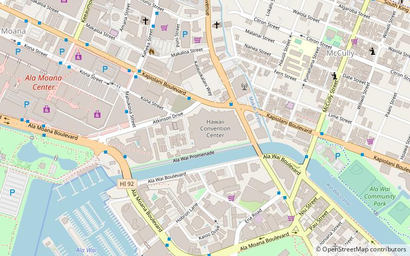 Hawaii Convention Center location map