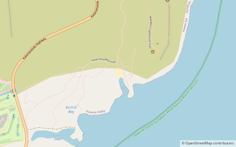 alan davis beach oahu location map