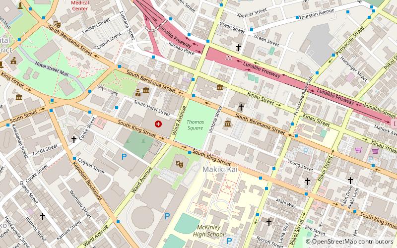 Thomas Square location map