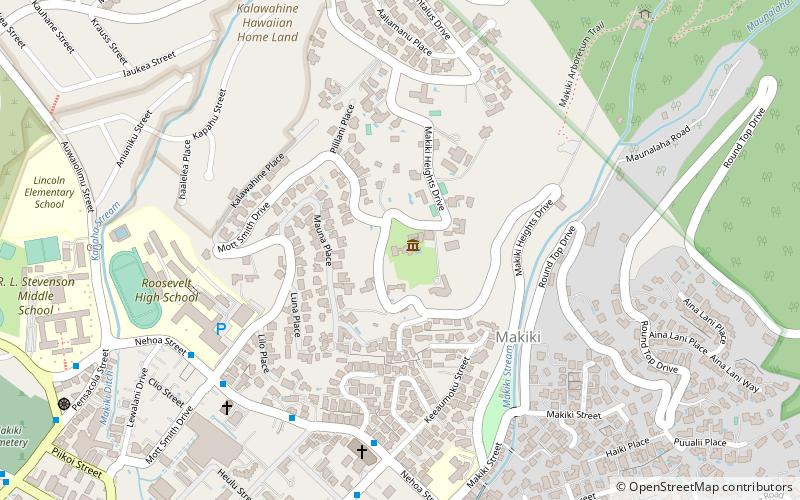 Spalding House location map
