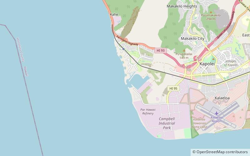 Ko Olina Beach Park location map