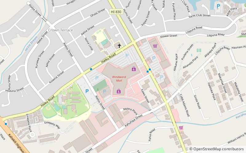 windward mall honolulu location map