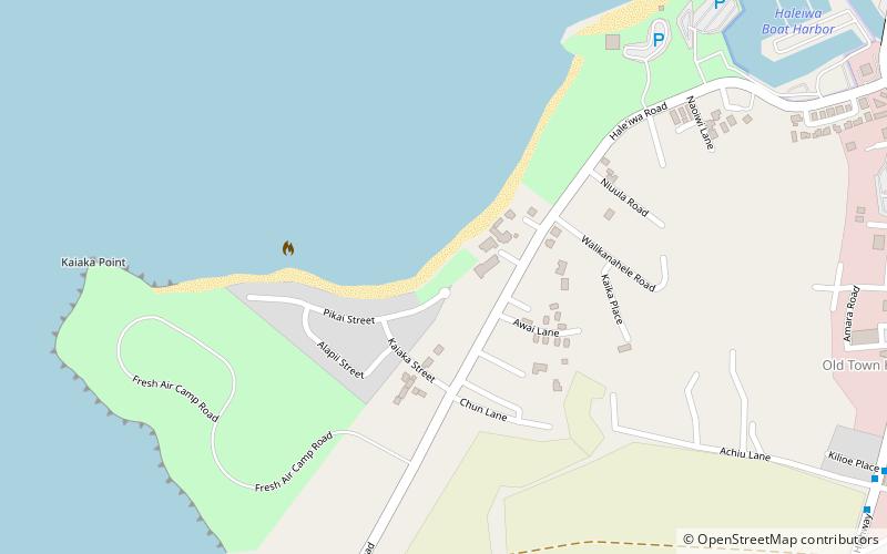 haleiwa army beach haleiwa location map