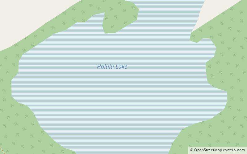 Halulu Lake location map