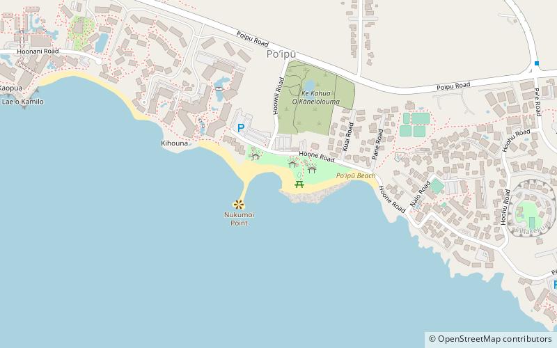 Poipu Beach Park location map